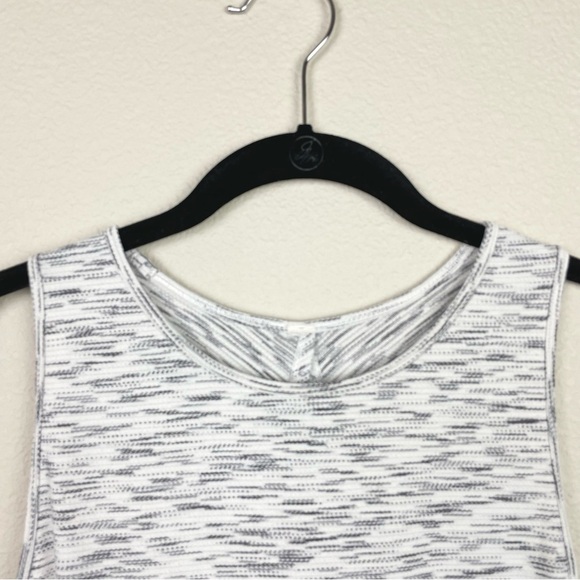 Lululemon Women's 10 Low Key Tank Tiger Space Dye White Black Gorpcore Gym Train - Picture 3 of 11